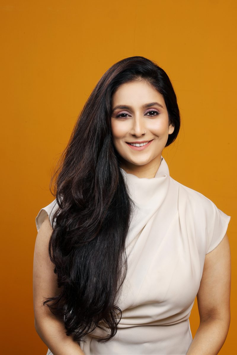 Shikha Mehra smiling, portrait